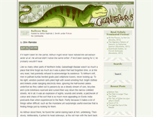 Tablet Screenshot of giganotosaurus.org